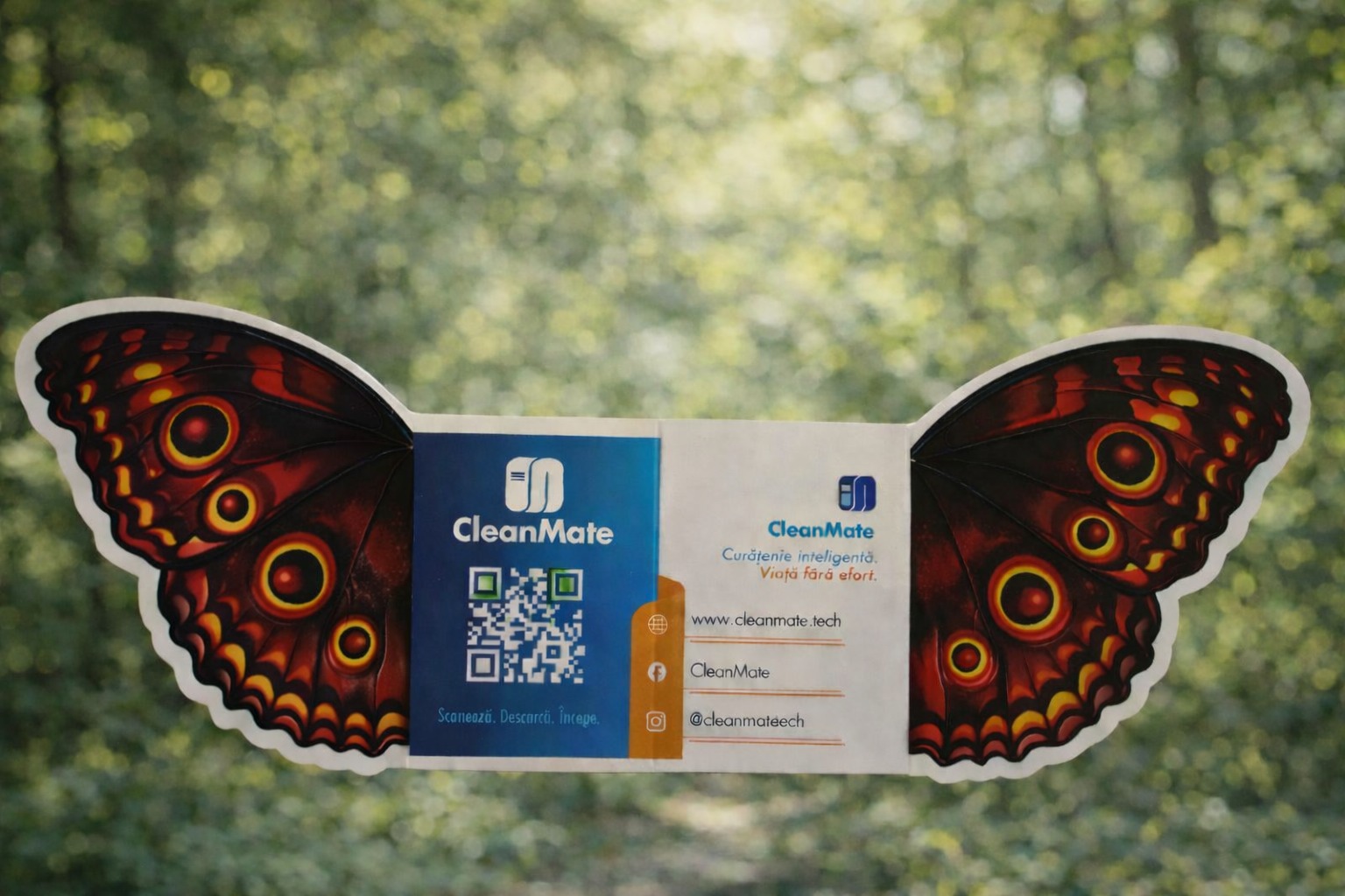 Kelebek Kartvizit - Kelebek Tasarımlı Özel Kesim Kartvizit - 1000 Adet 3 Kelebek Kartvizit - Kelebek Tasarımlı Özel Kesim Kartvizit - 1000 Adet - Görsel 3